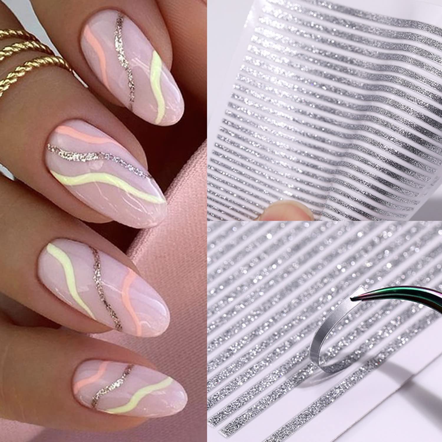 Paillettes pour ongles d'automne - 12 couleurs - Holographique 3D - Pour ongles - Feuille d'érable - Décoration d'automne