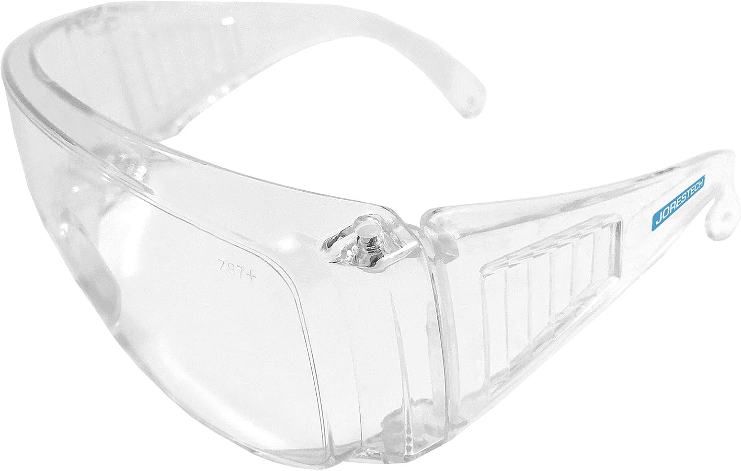 JORESTECH Safety Glasses Designed to Fit Over Eyewear, ANSI Z87+ Compliant, Impact-Resistant Polycarbonate, UV Protection