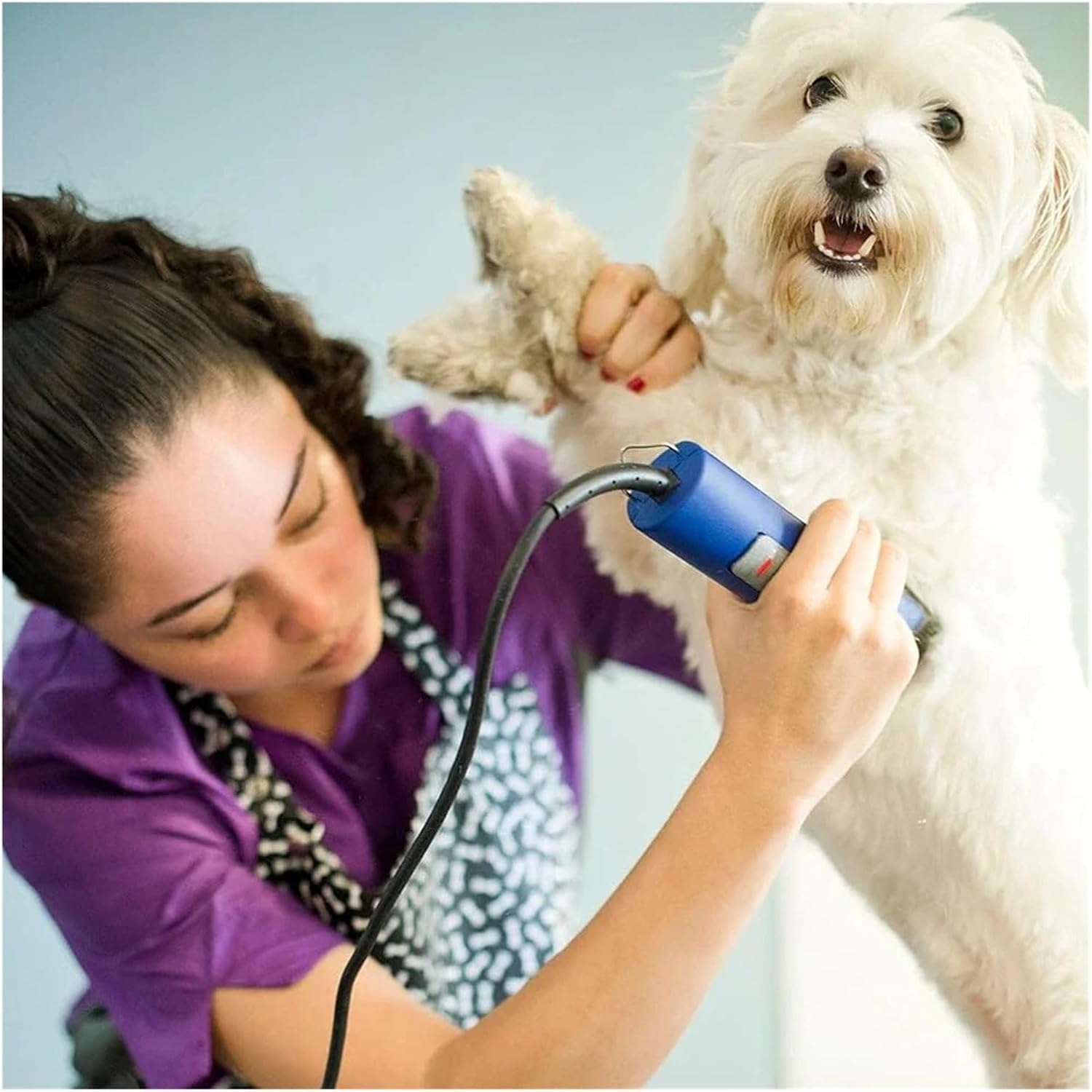 3 3/4FC Ceramic Detachable Pet Dog Grooming Clipper Blades,Compatible For Oster,A5,Compatible For Wahl,KM Series,13mm Smooth Cutting