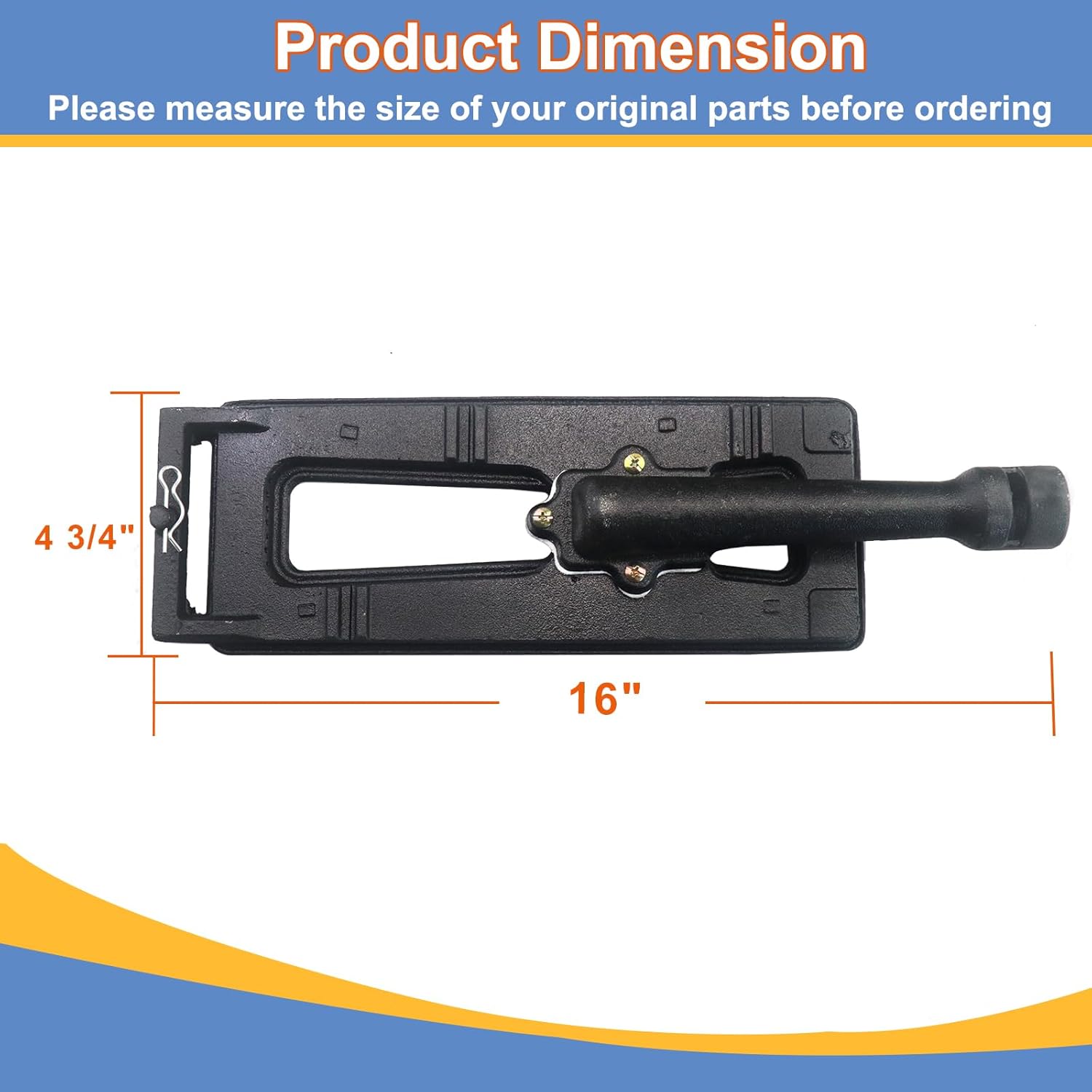 16 inch Cast Iron Burner Replacement for Members Mark Y0101XC Y0660LP Y0600LP2 Y0005XC-2 Sam's Club, Grand Hall Y0005XC Y0005XC-1 Y005XC-2 CISC Gas Grill, 3 Pack