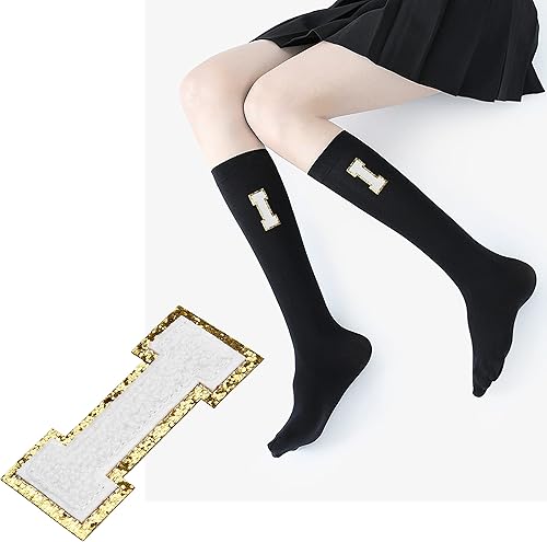 Miniatura 5 de Kare & Kind Parches de letras para planchar – Parches bordados de felpilla del alfabeto de la A a la Z – Para coser o planchar para ropa, camisas,