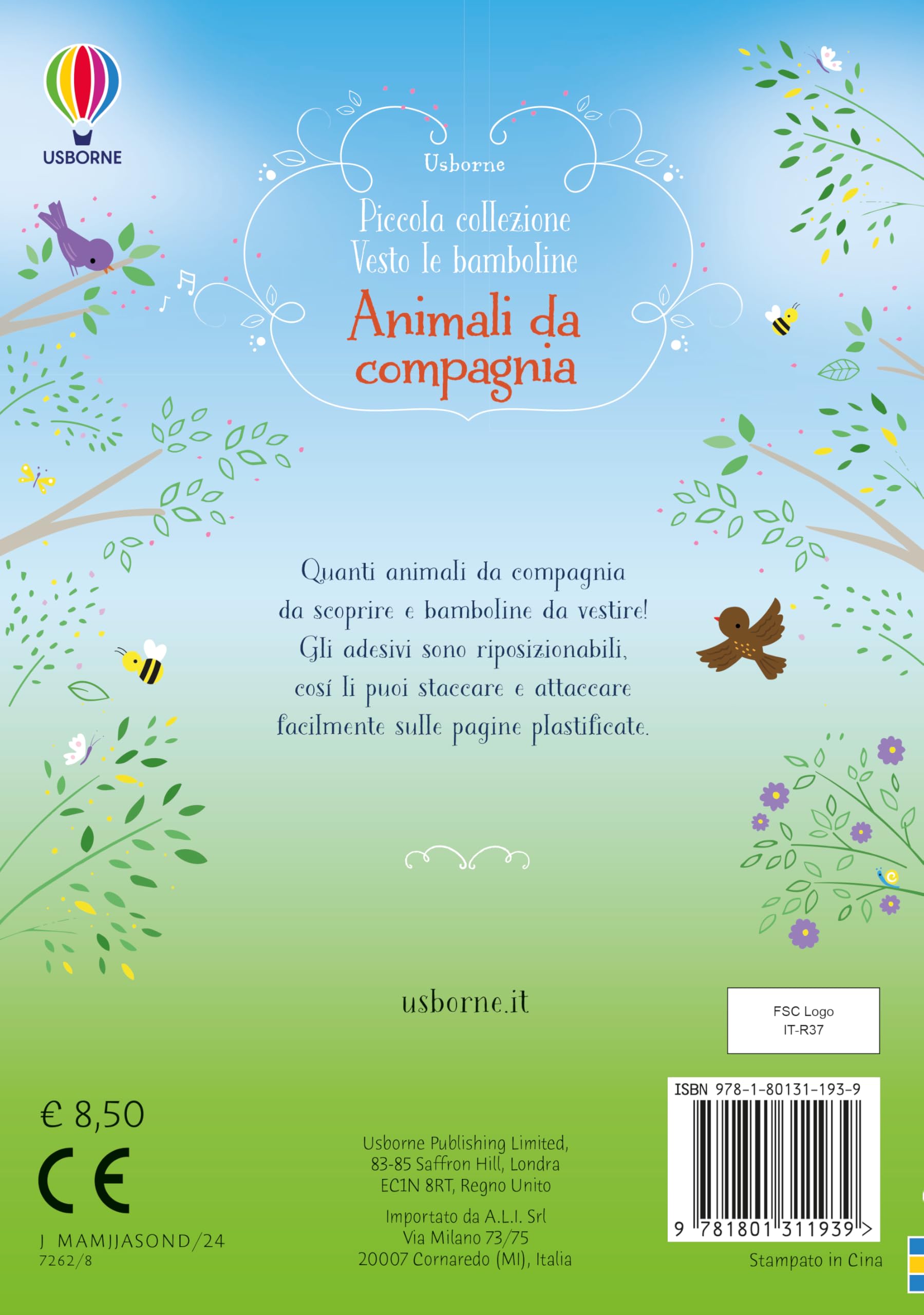 Animali da compagnia. Con adesivi. Ediz. a colori