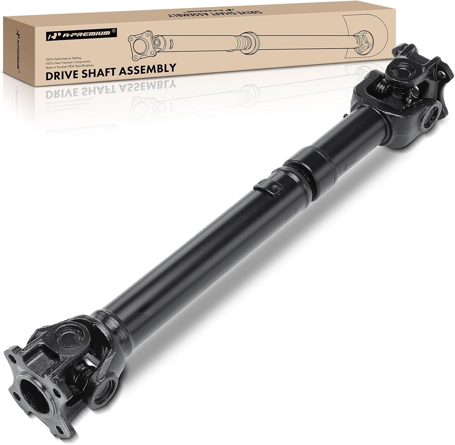 A-Premium Front Complete Drive Shaft Prop Shaft Driveshaft Assembly Compatible with Nissan Frontier 2000-2004 3.3L, Xterra 2000 2001 2002 2003 2004 3.3L, [4WD], Replace # 372009Z400, 372004S100