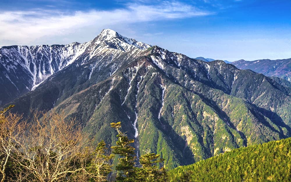 Amazon.co.jp: 絵画風 壁紙ポスター （はがせるシール式） 北岳 日本第