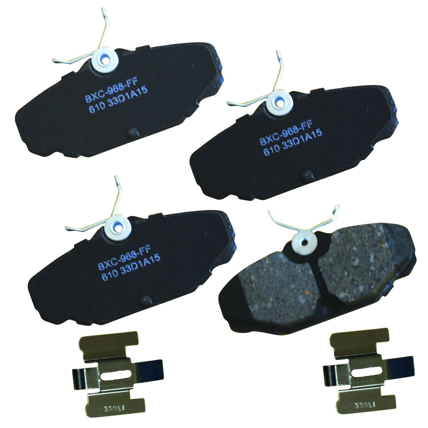 Bendix Premium SBC610 Ceramic Rear Brake Pads for Ford Sable 2001-1994, Taurus 2005-1993, Lincoln Continental 2002-1993, Mercury Sable 2005-1993