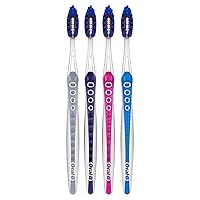 Vista 8 de Oral-B 3D White Deep Stain Remover toothbrushes, 4 Count Toothbrush Soft, Removes 90% of Surface Stains, whitens Teeth, deep Reach, removes Plaque