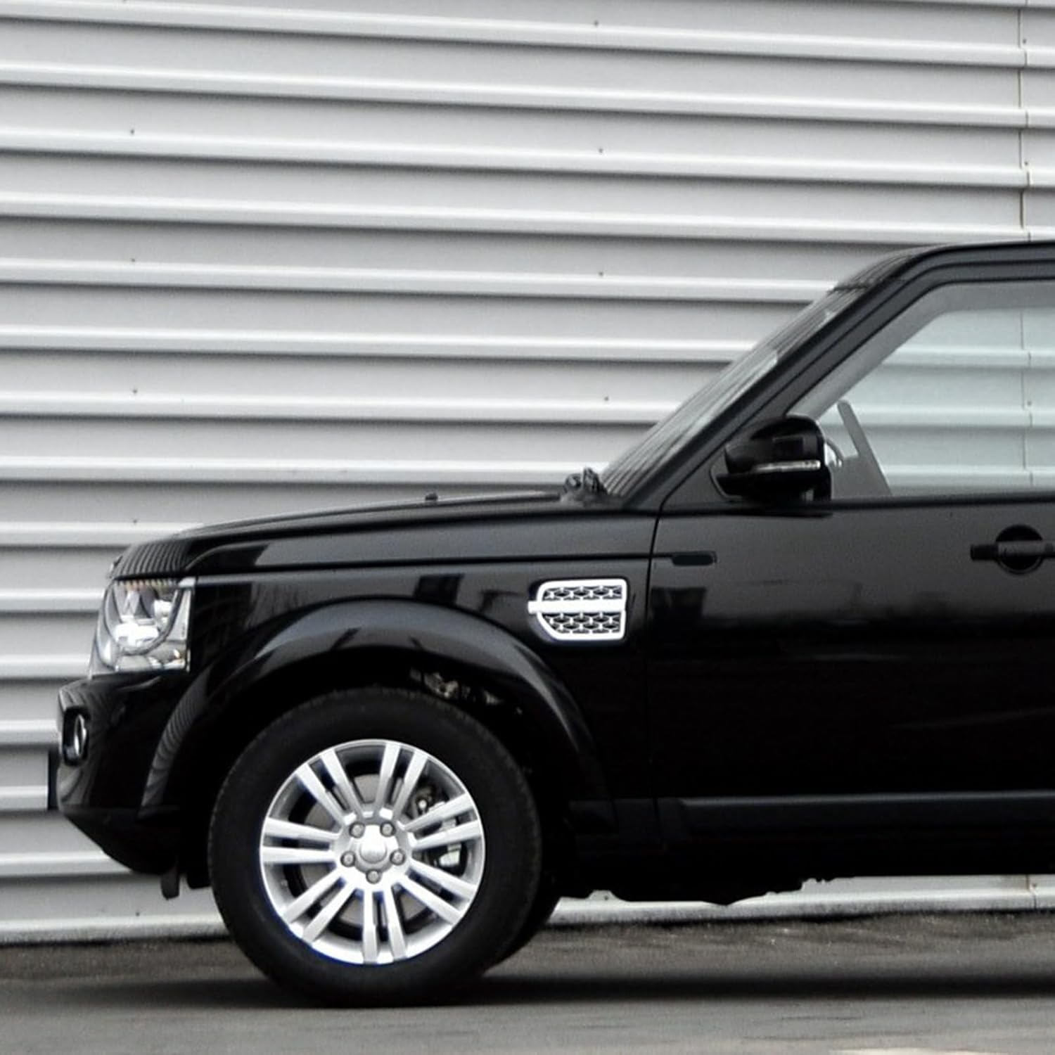 Front Left Side Fender Flare Moulding Wheel Arch Trim with Clips LR010632 Compatible with Land Rover LR3 Discovery 3 2005-2009 LR4 Discovery 4 2010-2016