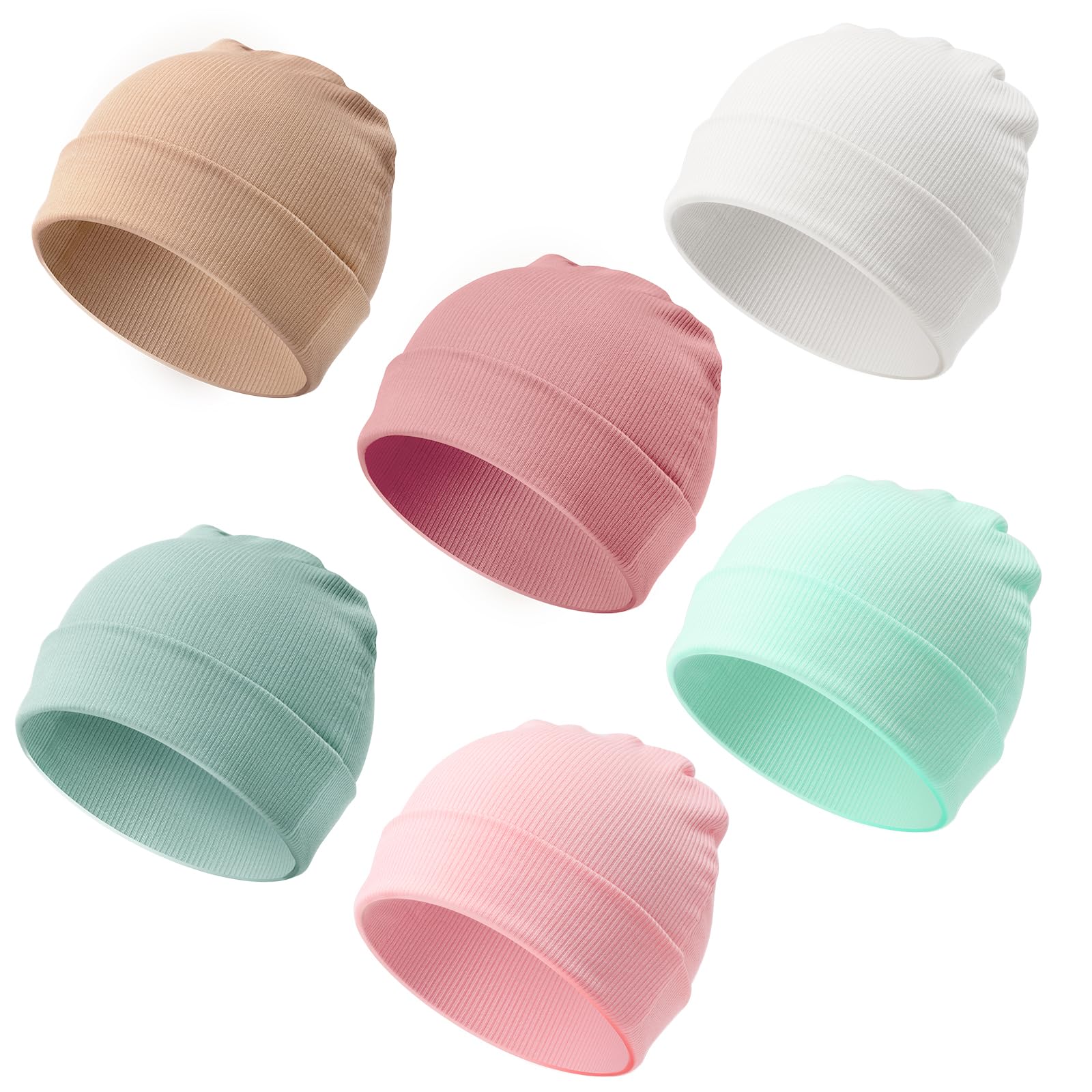 DRESHOW Newborn Baby Hat Baby Boys Girls Soft Knit Hats Caps Toddler Beanies 3-24 Months