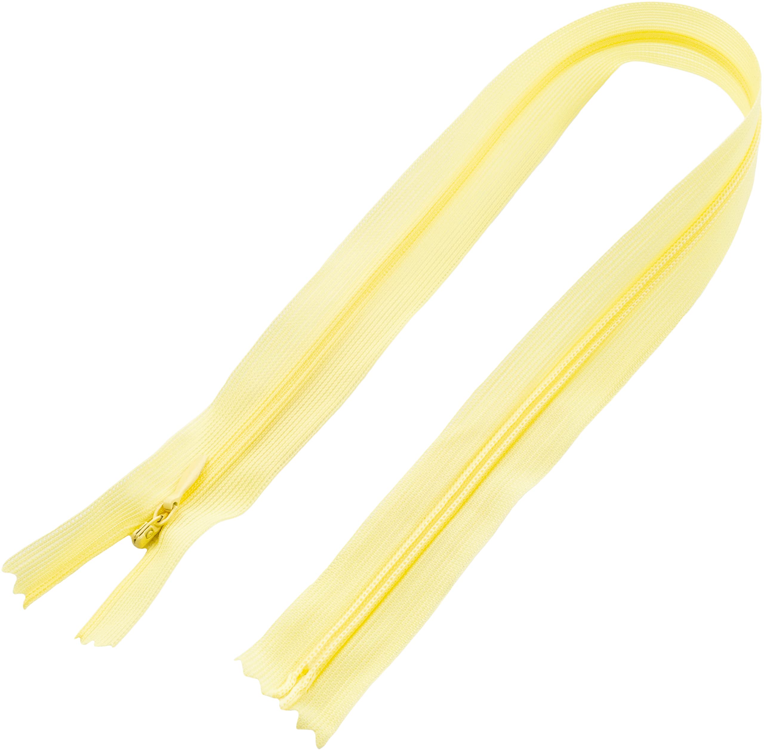 Lot De 10 Fermetures éclair Invisibles En Nylon 40 Cm - Pour Couture Vêtements, Jeans, Robes, Sacs (5 Couleurs) - 5