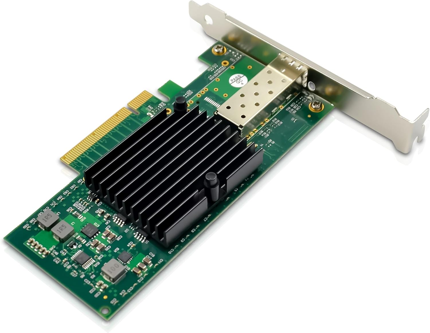 10Gb PCIe X8 NIC Converged Network Interface Card 1*SFP+ Port for Intel 82599EN Chip PCI-E Ethernet LAN Network Adapter Compare to X520-DA1 for Win/Linux/FreeBSD/VMware-X1S1187-11