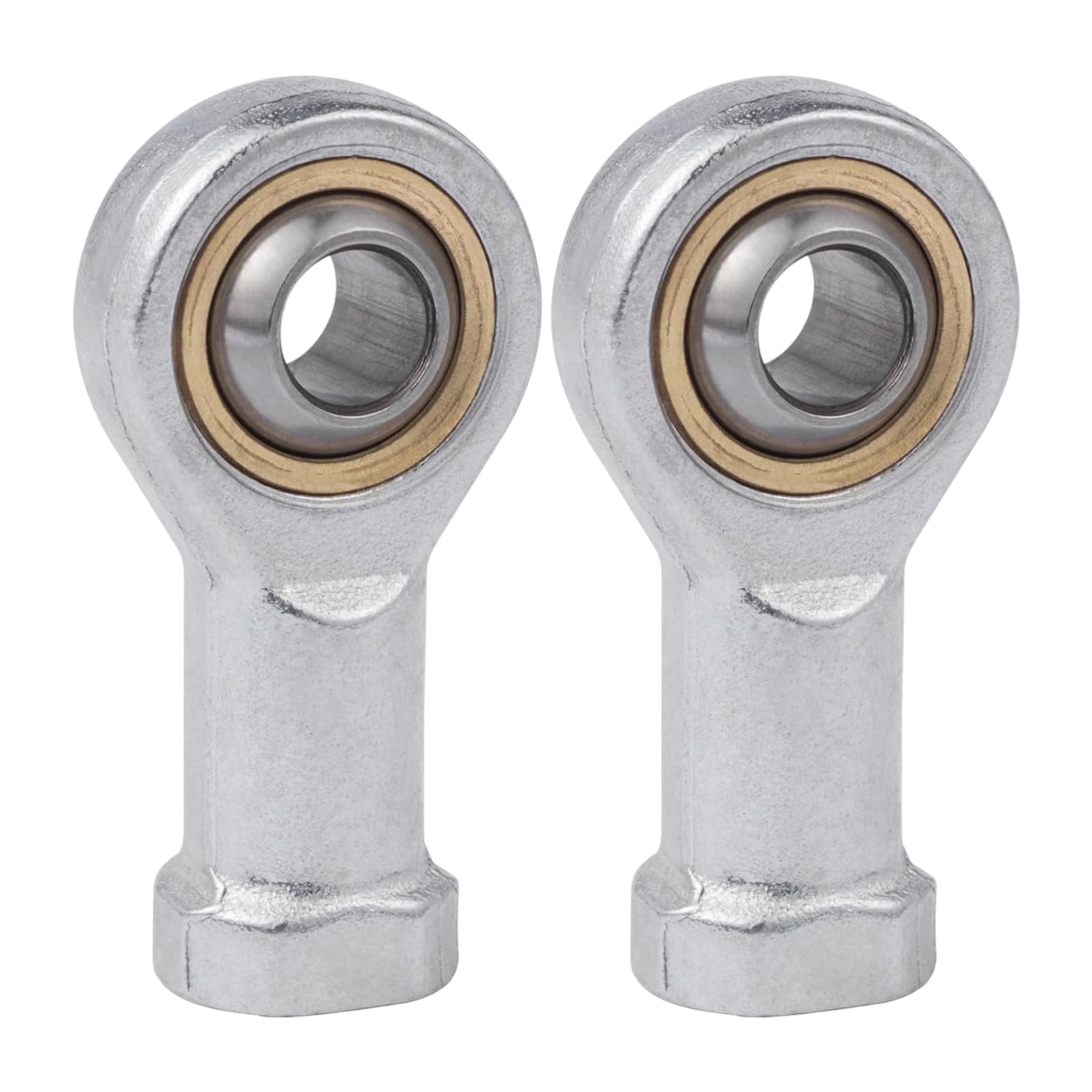 KFL003 Flanged Pillow Block Bearing, 17mm Bore Dia., Zinc Alloy/Chrome Steel