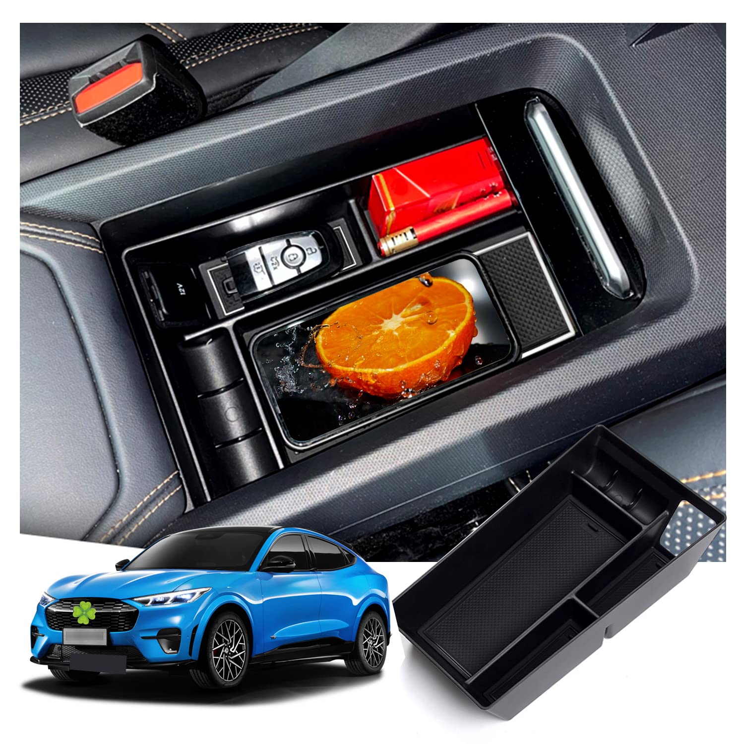 Buy Ruiya Compatible with 2021 2022 Ford Mustang MachE Car Center