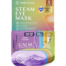 Body Restore Heated Eye Mask for Dry Eyes 5 Pack &ndash; Fathers Day Gift for Dad, Birthday Gifts for Women and Men, Self Heating Warm Compress, Relaxation &ndash; Variety