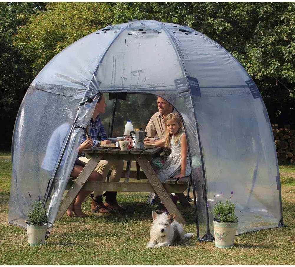 Haxnicks Sunbubble da Giardino, Utilizzabile Come Copertura per Serra, Stanza all'aperto o Piscina, Viene Fornito con Borsa per Il Trasporto, Dimensioni Medie, SUNB010101
