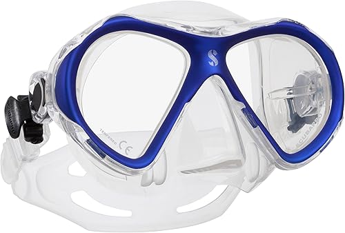 SCUBAPRO Spectra - Mini máscara de buceo con lente de espejo, azul
