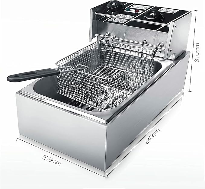 Sartén Eléctrico Profesional Gran Capacidad 10L 2500W 220-240V miniatura 2