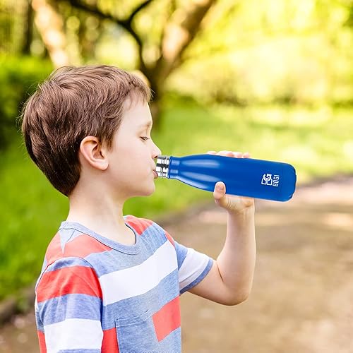 Miniatura 8 de BOGI 17oz Insulated Water Bottle Double Wall Vacuum Stainless Steel Water Bottles, Leak Proof Metal Sports Water Bottle Keeps Drink Hot and Cold -