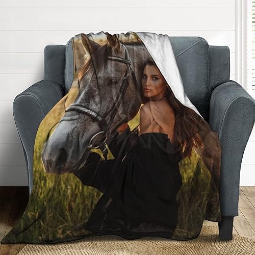 Miniatura 8 de D-Story Manta personalizada con fotos, manta personalizada con texto de imagen familiar, manta de forro polar personalizada para cama, sofá, viajes,