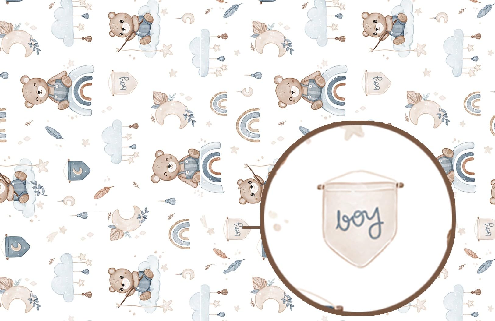 Babynestchen Neugeborene – Nestchen Baby aus Waffel Baumwolle & Baumwollstoff – Babynest für Babybett & Kinderbett – Baby Kokon Tragbar – OEKO-TEX – Zubehör für Babybett - Regenbögen und Braun