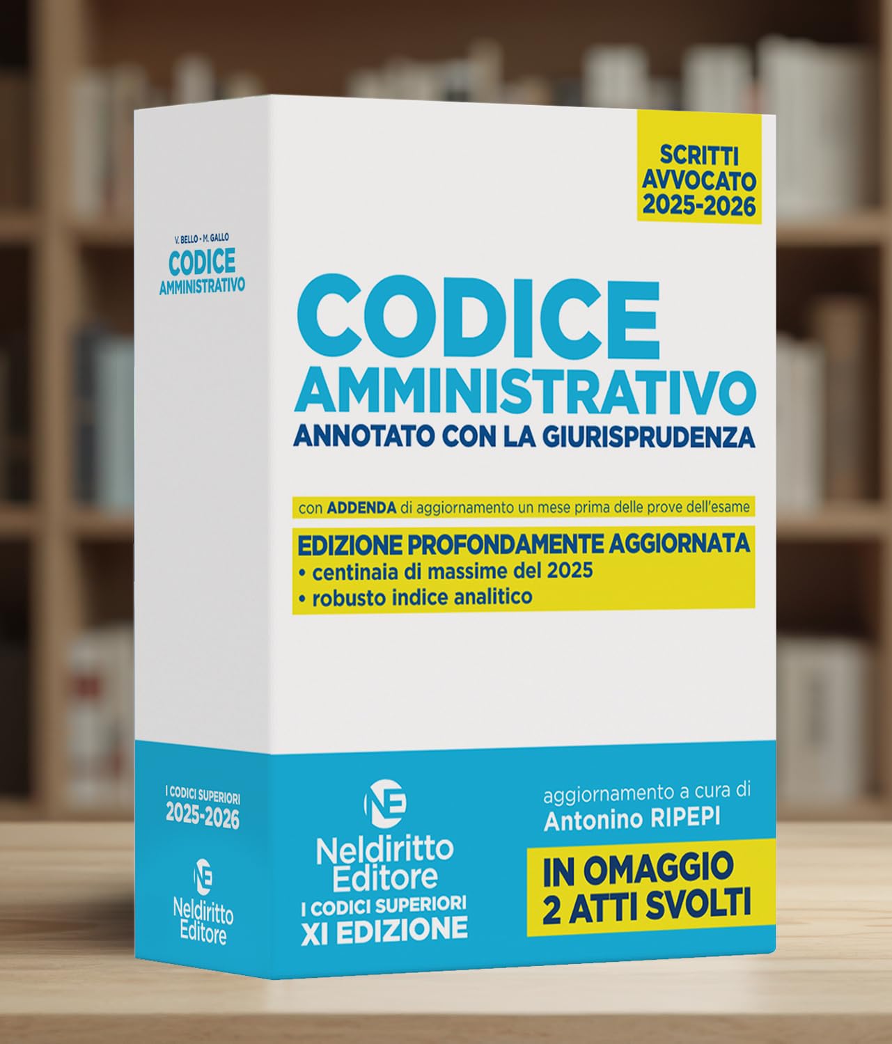 Codice amministrativo annotato con la giurisprudenza per l'esame di avvocato 2025-2026