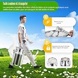 Pot à Lait Inox 30L – Seau Alimentaire Acier Inoxydable 201 avec 3 Verrous Étanche, Bidon à Lait Grande Capacité, Fut Inox Étanche Transport Poignées, Stockage Liquides Solides - 7