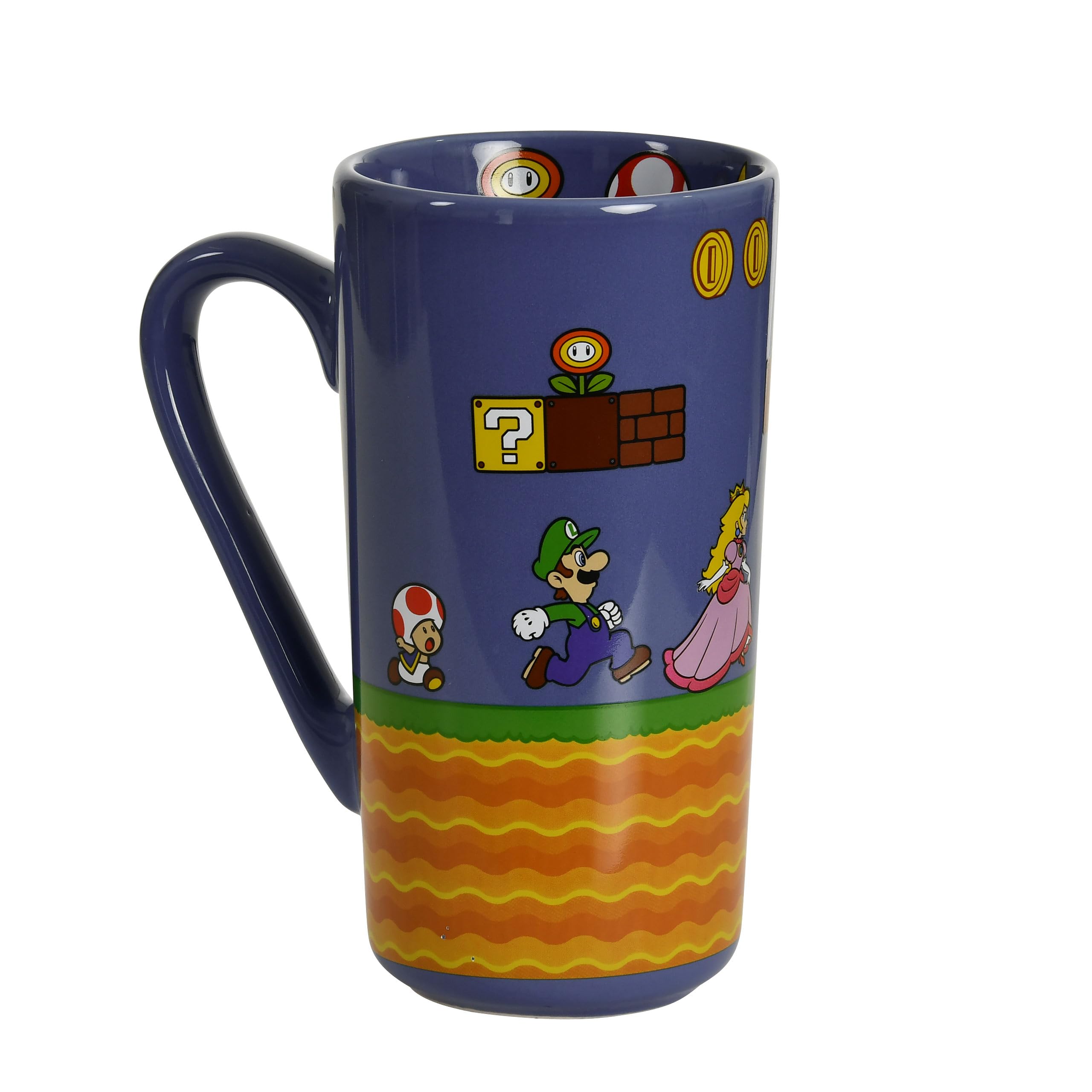 Super Mario Hot Chocolate Mug, 470ml / 16oz Mug, Official Merchandise