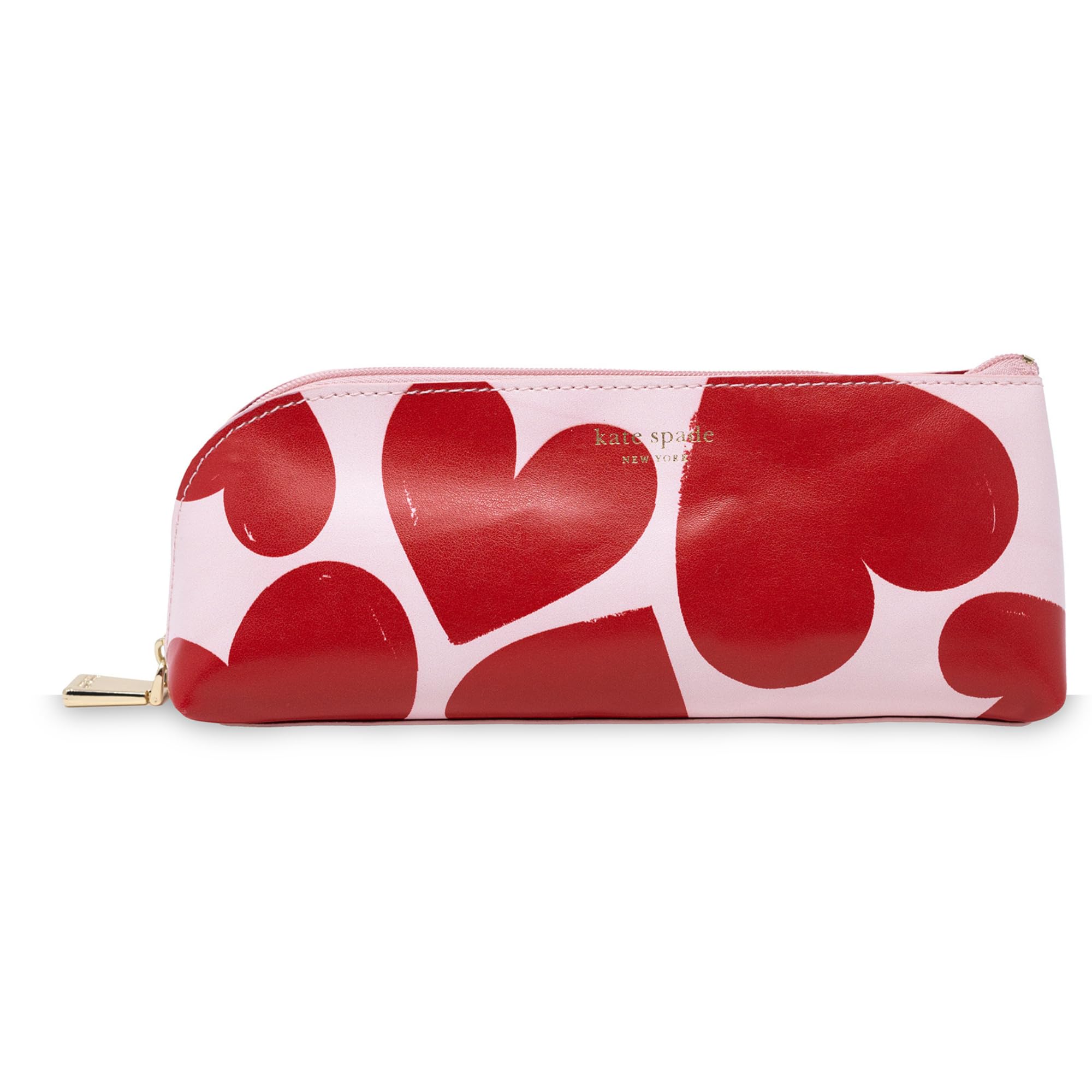Pen and Pencil Case with Office Supplies, Zip Pouch Includes 2 Pencils, Sharpener, Eraser, and Ruler, Sweet Hearts, Sweet Hearts, Classic