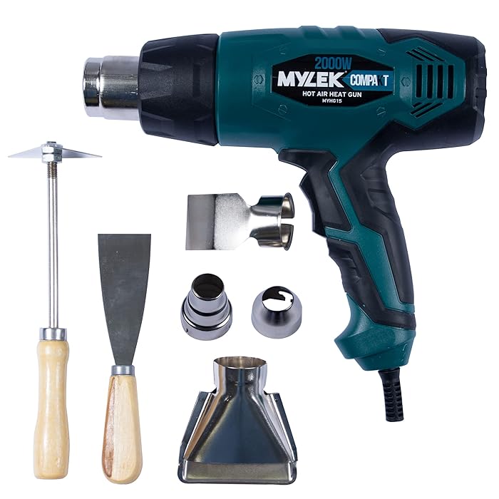 Buy MYLEK Hot Air Heat Gun 2000W Professional Handheld DIY Crafting