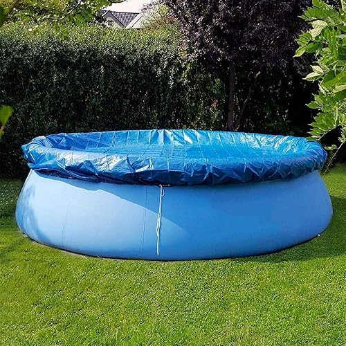 Miniatura 4 de sportuli Cubierta solar redonda para piscina, duradera a prueba de polvo y lluvia para piscinas inflables familiares (6 pies)
