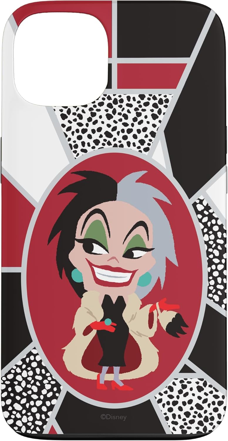 iPhone 13 Disney Villains Kawaii Cute Cruella Case
