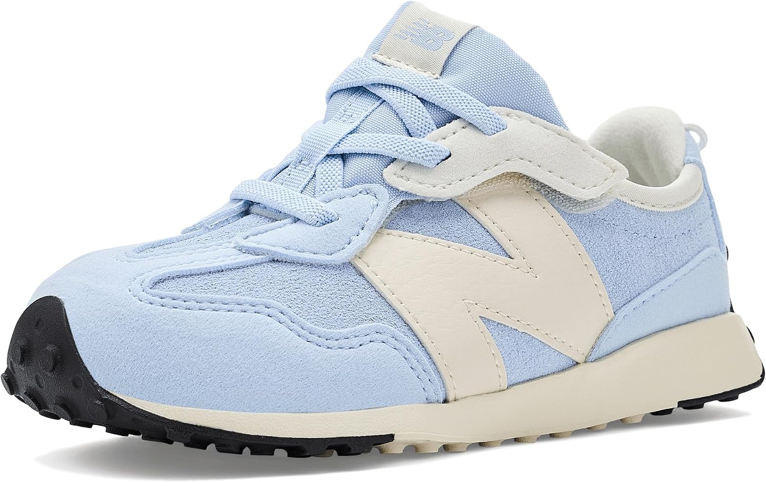 New Balance, Unisex Kids, 327 New-B (Infant/Toddler), Oxford Blue/Linen, 8 Wide Toddler