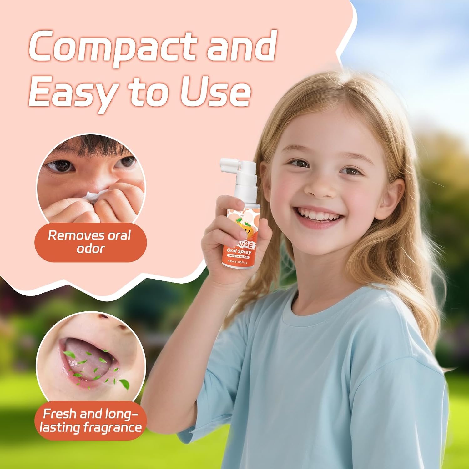 Kids Oral Spray - Probiotic Fruit Flavored Toothpaste Helper for Toddlers image 3