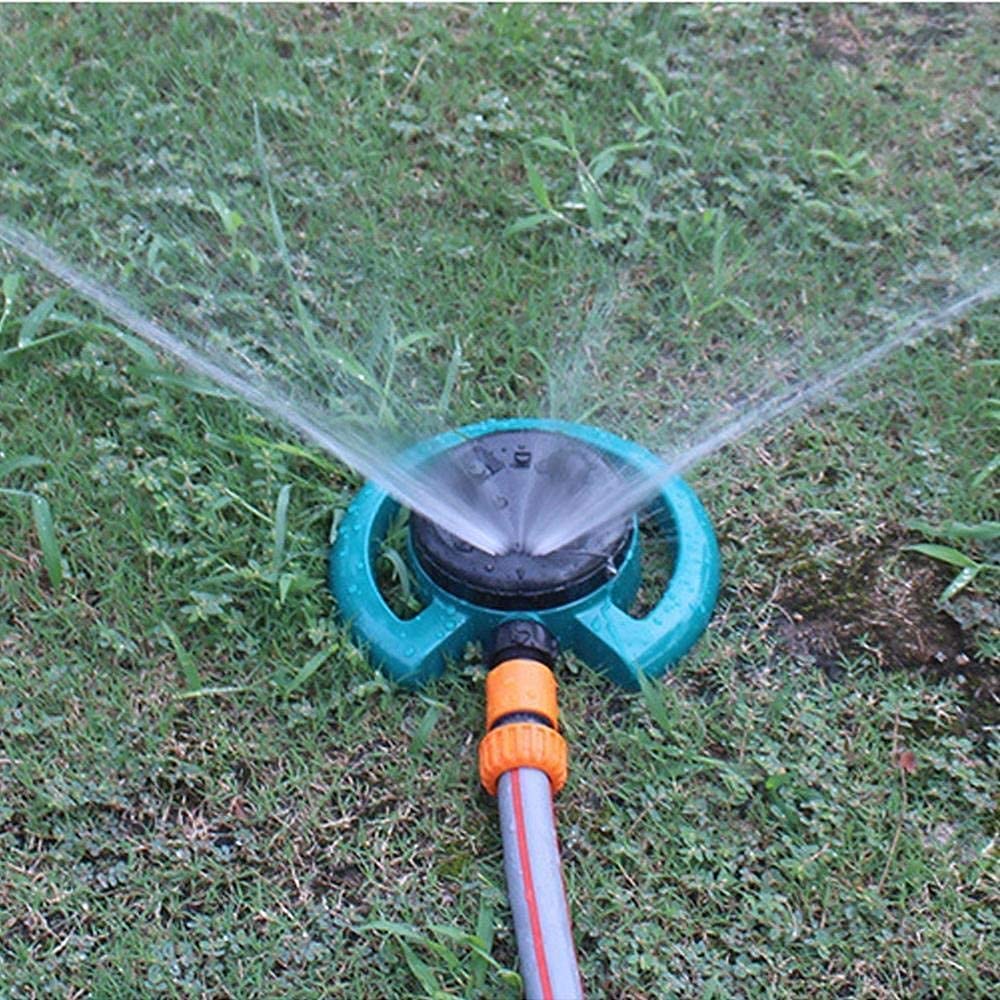 Aspersor de Jardín Automático Aspersores De Riego Disco de riego giratorio Aspersor de ocho funciones Sistema de riego automático Aspersor de césped de jardín Aspersor automático para todas las