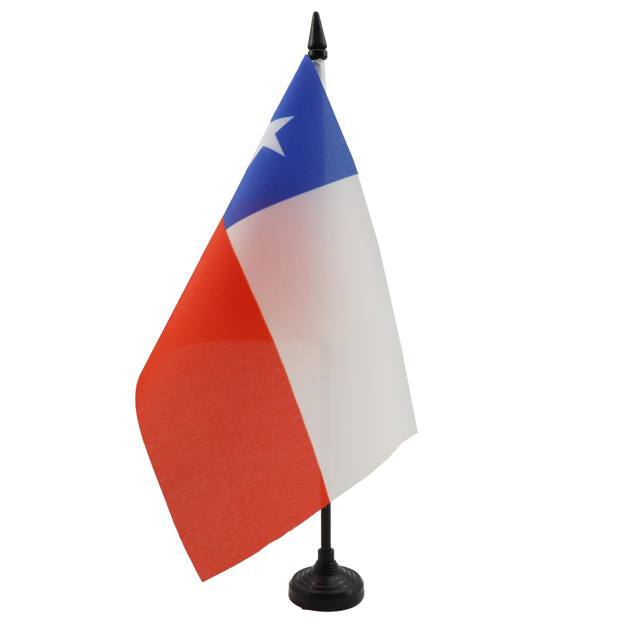 AZ FLAG Chile Table Flag 6x8 in 100D Polyester Plastic Base