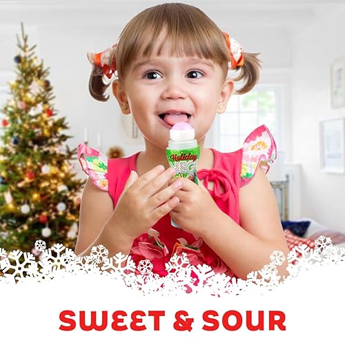 Miniatura 3 de Jingle Sweets Sour Rolling - Caramelos líquidos, Christmas Roll It Mega Bottles Sour Lickers TikTok inspirados en los dulces de Slime Likers, Hot