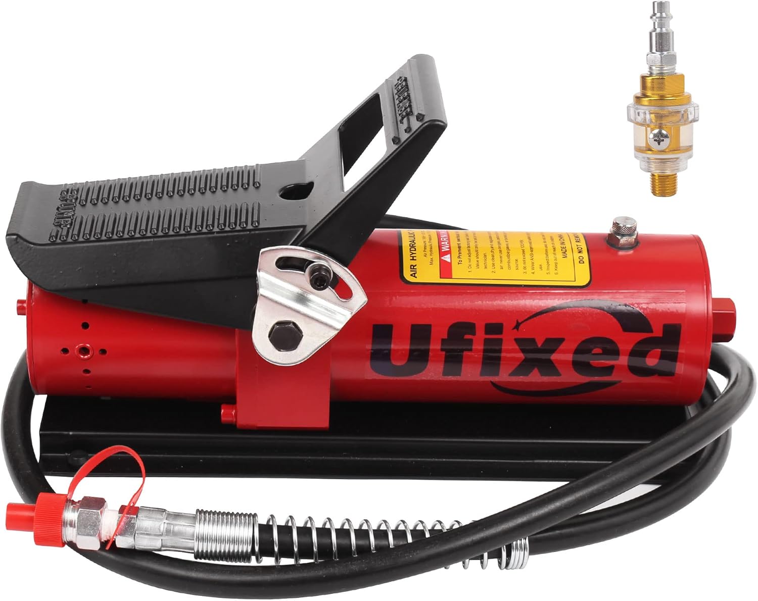 Ufixed Air Hydraulic Foot Pump 10,000 PSI 10 Ton Porta