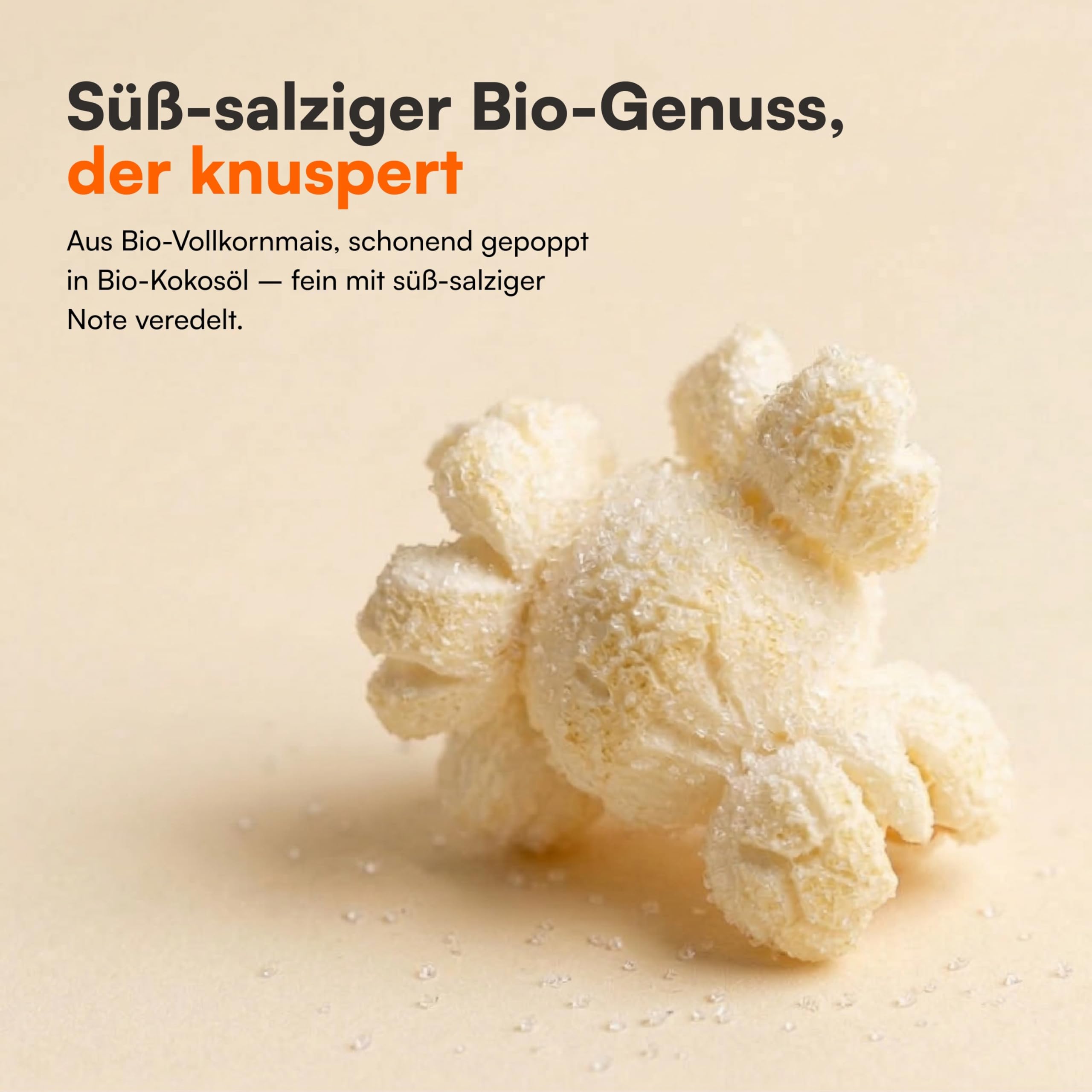 HEIMATGUT® Bio Vegan Popcorn Süß & Salzig | Premium Butterflycorn Popcorn-Mais | Mit Bio Kokosöl | Ohne Butter & Palmöl | Glutenfrei | Veganer Snack ohne künstliche Zusätze | 10 x 90 g