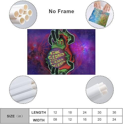 Miniatura 2 de YWVWY Cool Music Poster Poster Decorative Painting Canvas Wall Art Living Room Posters Bedroom Painting Unframed 16x24inch40x60cm