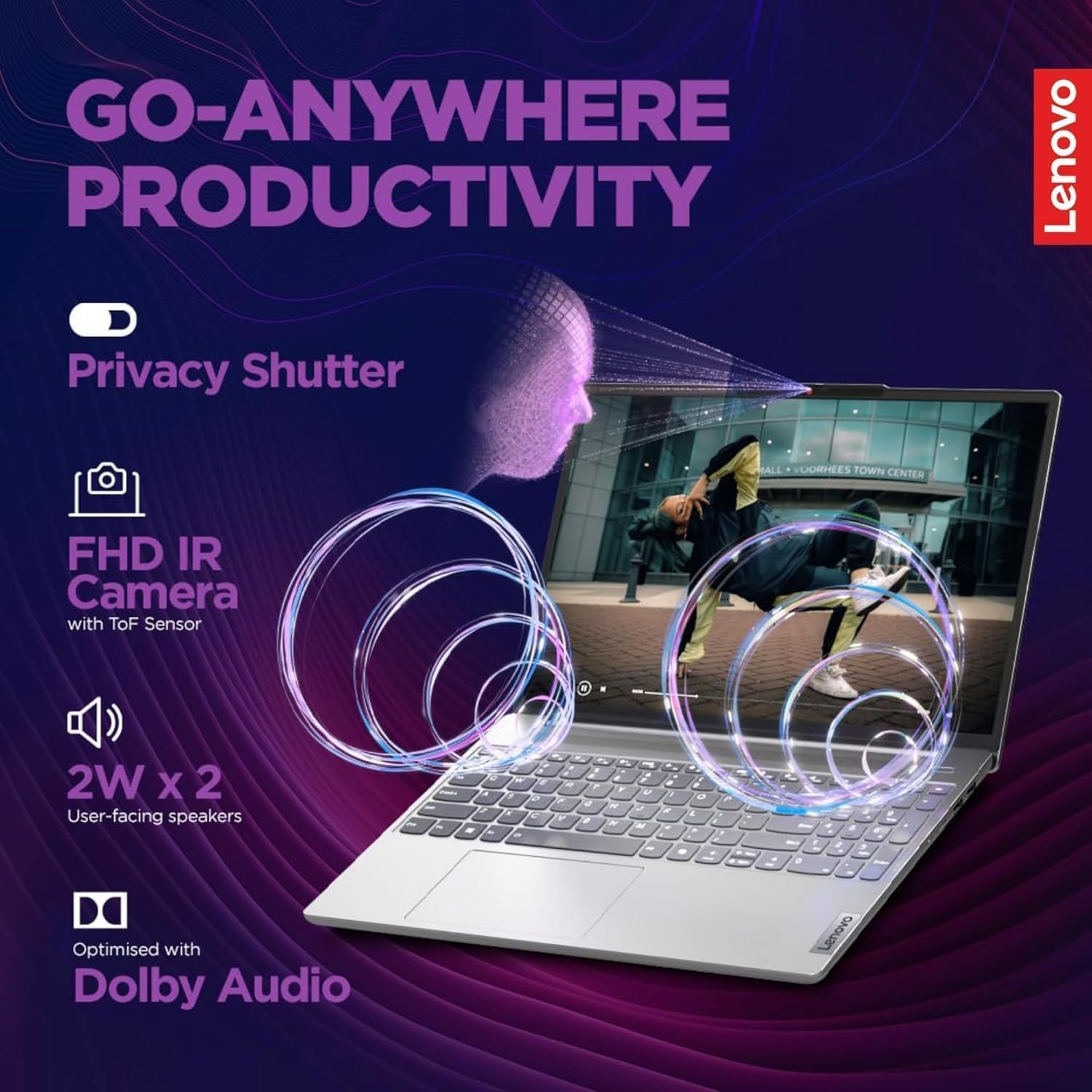 Lenovo IdeaPad 15.6 inch Laptop Computer with Microsoft 365 Home and Business • 12GB RAM • 256GB PCIe SSD • Intel Core • Wi-Fi 6 • 1TB Cloud Storage • 11HR Battery • Windows 11 • WOWPC Recovery USB