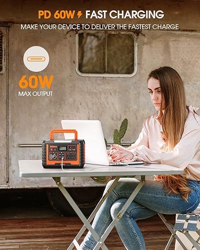 Miniatura 4 de EBL Estación de energía portátil de 1000 W, generador solar de 999 Wh, pico de 2000 W, carga ACinalámbricasalida USB-C de 60 W, batería de litio