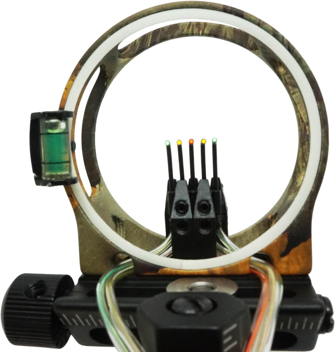 Safari Choice Archery 5-Pin Matt Anodize Bow Sight, Camouflage