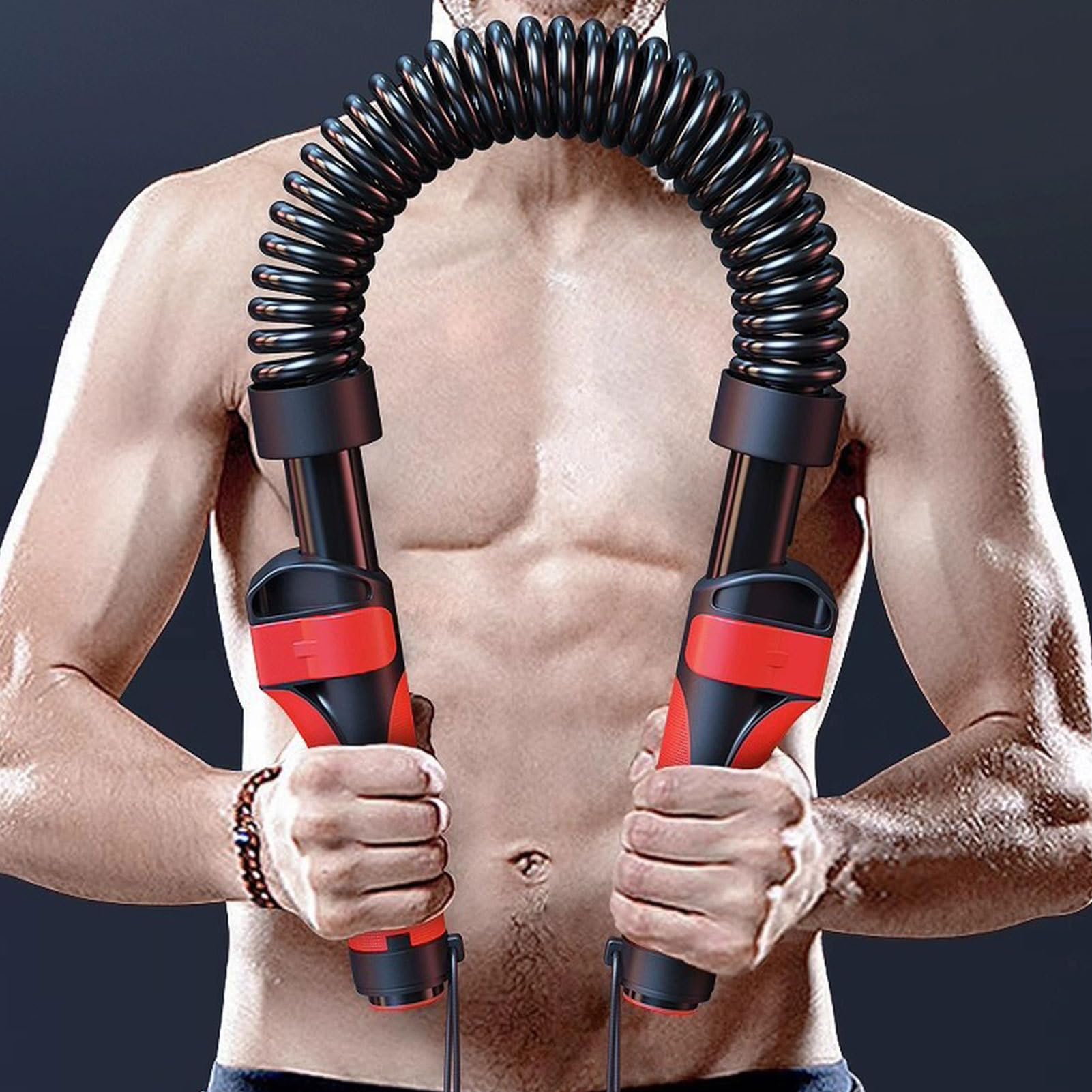 Ejercitador de brazos para hombres, fortalecedor de brazos, expansor de pecho ajustable, equipo de entrenamiento de brazo, ejercitador de brazos, equipo de gimnasio en casa