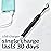 Philips Sonicare Rechargeable Toothbrush, Brush Head Bundle, Shadow Black, BD3001/AZ