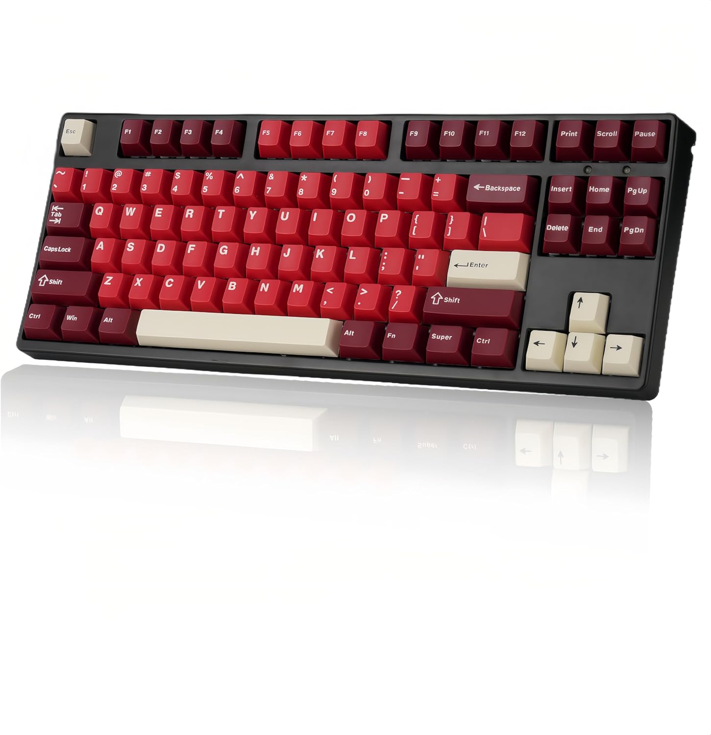 Wireless Mechanical Keyboard,Bluetooth/2.4G/USB-C,RGB Backlit, TKL, Hot Swappable Gaming Keyboard Linear Switches, for PC and Laptop