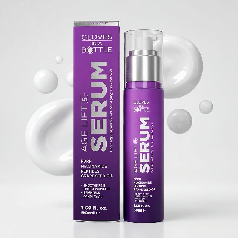 Gloves In A Bottle PDRN Age Lift 5+ Sérum facial com PDRN, niacinamida e peptídeos – 50 mL