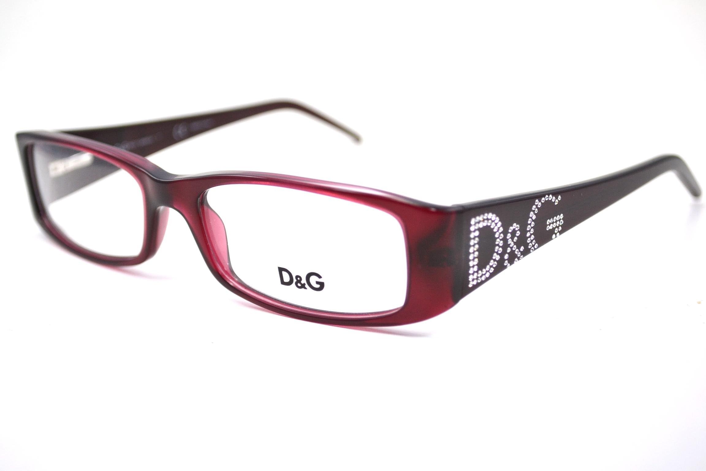 DOLCE&GABBANA D&G EYEGLASSES 1103B 1103-B BURGUNDY 615