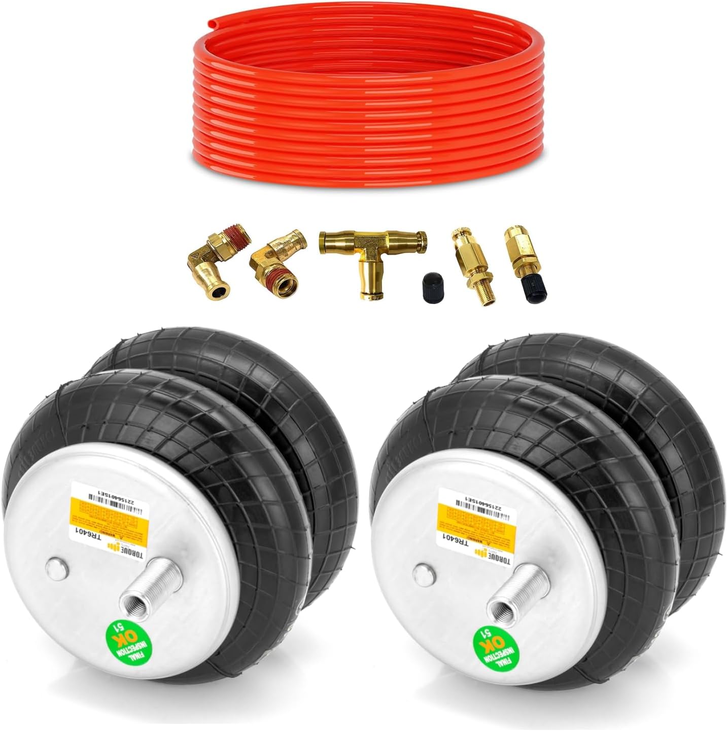 TORQUE 6401 Air Bag Replacement for 6401 Firestone Ride Rite Air Bags and Torque Airbag Suspension Kits (Replaces Firestone 6401 Replacement Air Bag Airbag Air Spring) (TR6401)