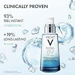 Vichy Hydrating Sérum acide hyaluronique, minéral 89 Booster quotidien de la peau sérique avec origine naturelle acide hyaluronique, hydrate et renforce la peau sensible, recommandé par les dermatologues