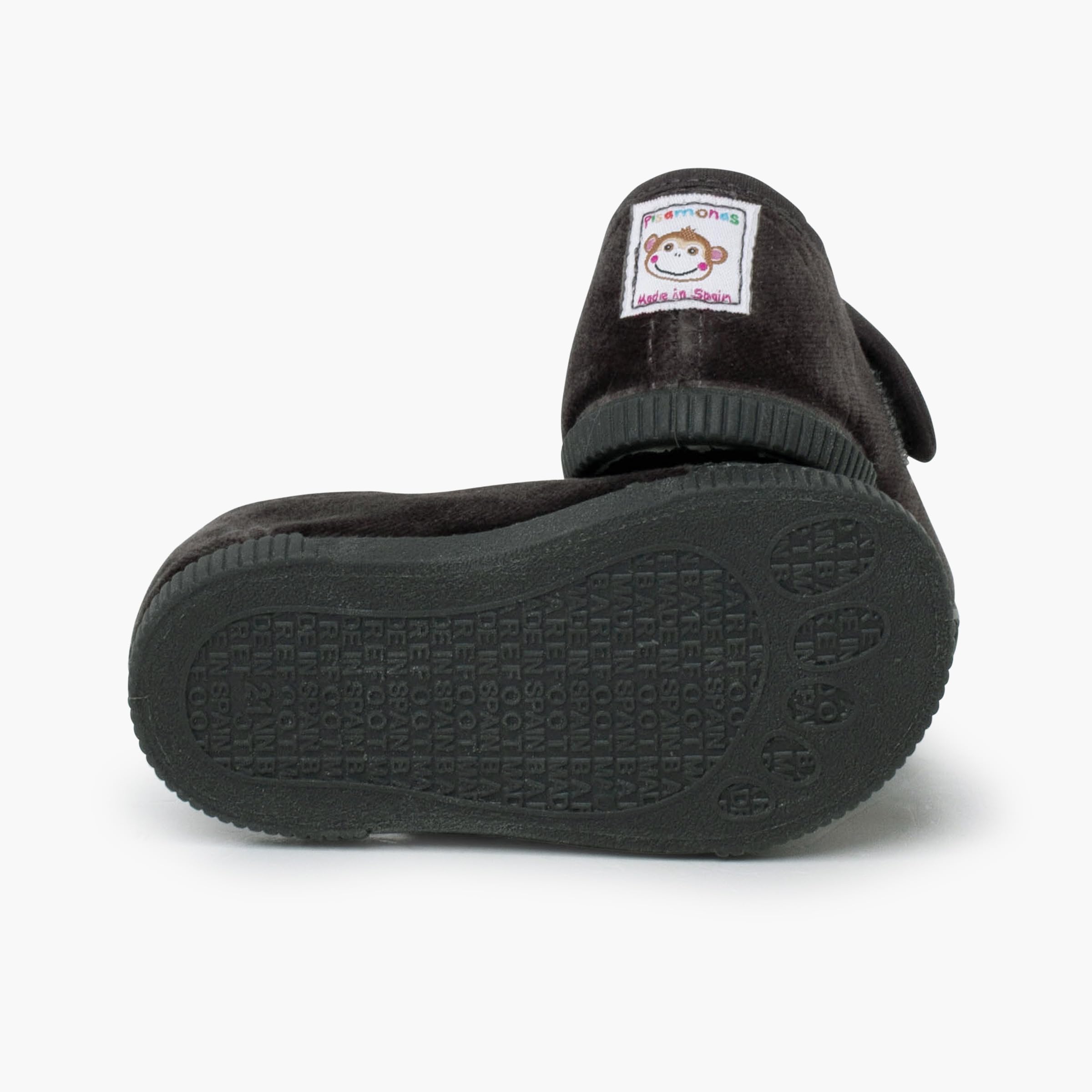 Pisamonas Pepitos Barefoot Terciopelo Puntera Goma