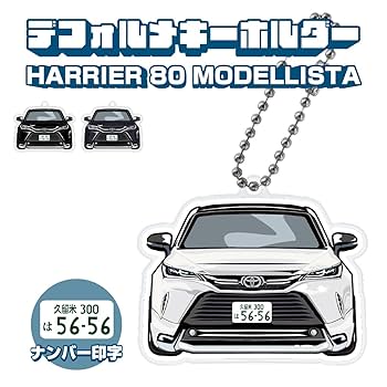 トヨタ　新型 ハリアー 模型 3点セット 白 　キーホルダー　ミニカー トヨタ 新型 ハリアー 模型 3点セット 白 キーホルダー ミニカー